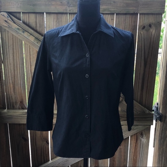 Columbia Black Button Down - Picture 1 of 5